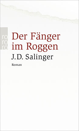 Kartonierter Einband Der Fänger im Roggen von J. D. Salinger