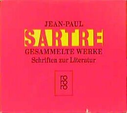 Kartonierter Einband Schriften zur Literatur von Jean-Paul Sartre