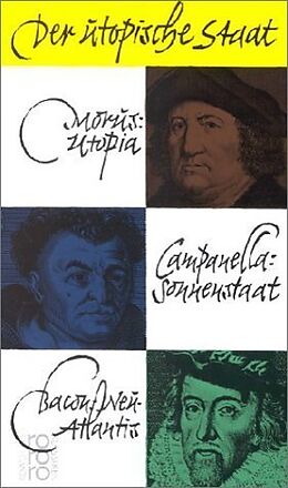 Kartonierter Einband Der utopische Staat von Tommaso Campanella, Francis Bacon, Thomas Morus