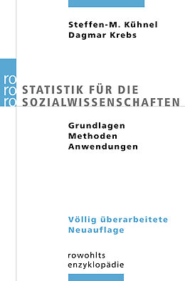 Kartonierter Einband Statistik für die Sozialwissenschaften von Steffen-M. Kühnel, Dagmar Krebs