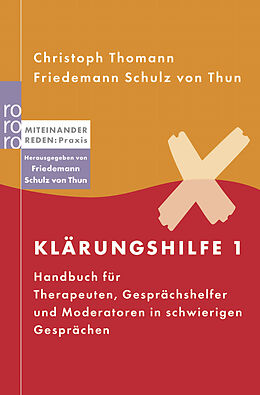 Kartonierter Einband Klärungshilfe 1 von Christoph Thomann, Friedemann Schulz von Thun