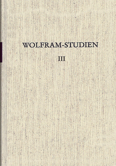 Wolfram-Studien III