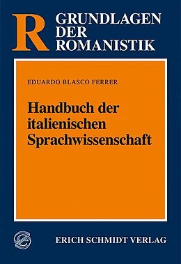 Kartonierter Einband Handbuch der italienischen Sprachwissenschaft von Eduardo Blasco Ferrer