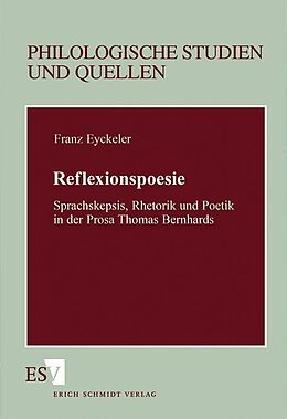 Kartonierter Einband Reflexionspoesie von Franz Eyckeler