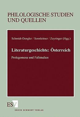 Kartonierter Einband Literaturgeschichte: Österreich von 
