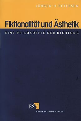 Kartonierter Einband Fiktionalität und Ästhetik von Jürgen H. Petersen