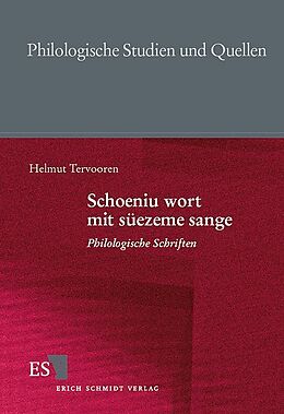 Kartonierter Einband Schoeniu wort mit süezeme sange von Helmut Tervooren