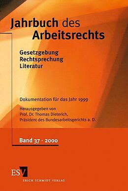 Fester Einband Jahrbuch des Arbeitsrechts von 