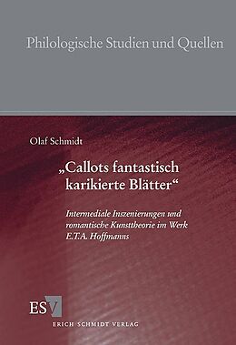 Kartonierter Einband &quot;Callots fantastisch karikierte Blätter&quot; von Olaf Schmidt