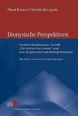 Kartonierter Einband Dionysische Perspektiven von Thurit Kriener, Gabriella Rovagnati