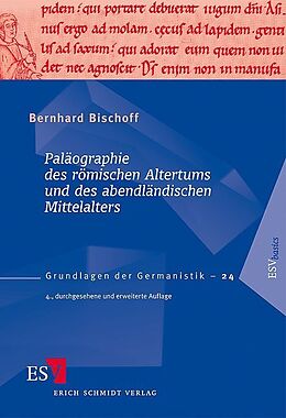 Kartonierter Einband Paläographie des römischen Altertums und des abendländischen Mittelalters von Bernhard Bischoff