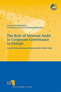 Couverture cartonnée The Role of Internal Audit in Corporate Governance in Europe de 