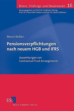 Kartonierter Einband Pensionsverpflichtungen nach neuem HGB und IFRS von Marco Keßler