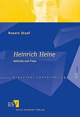 Kartonierter Einband Heinrich Heine von Renate Stauf