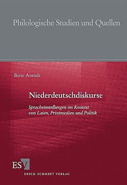 Kartonierter Einband Niederdeutschdiskurse von Birte Arendt