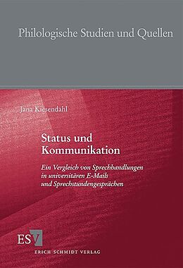 Kartonierter Einband Status und Kommunikation von Jana Kiesendahl
