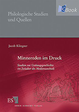 E-Book (pdf) Minnereden im Druck von Jacob Klingner