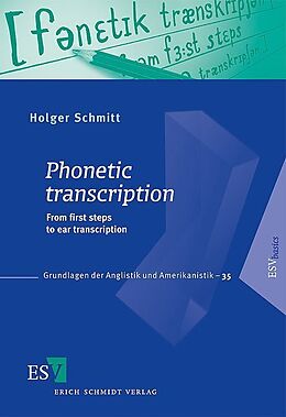 Kartonierter Einband Phonetic transcription von Holger Schmitt