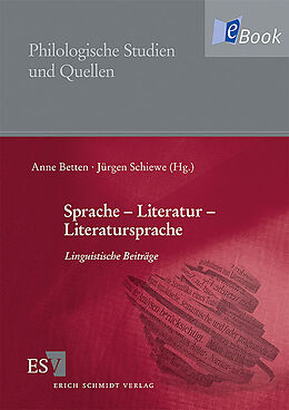 E-Book (pdf) Sprache - Literatur - Literatursprache von 
