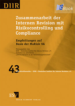 E-Book (pdf) Zusammenarbeit der Internen Revision mit Risikocontrolling und Compliance von 