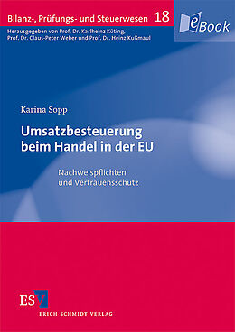 E-Book (pdf) Umsatzbesteuerung beim Handel in der EU von Karina Sopp