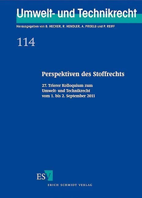 Perspektiven des Stoffrechts