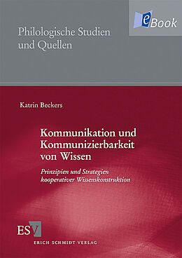 E-Book (pdf) Kommunikation und Kommunizierbarkeit von Wissen von Katrin Beckers