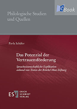 E-Book (pdf) Das Potenzial der Vertrauensförderung von Pavla Schäfer