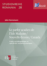 eBook (pdf) Le parler acadien de lIsle Madame / Nouvelle-Écosse / Canada de Julia Hennemann