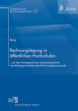E-Book (pdf) Rechnungslegung in öffentlichen Hochschulen von Martin Berg