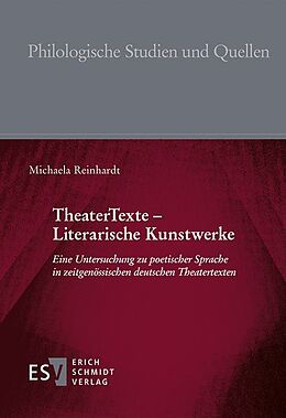 Kartonierter Einband TheaterTexte  Literarische Kunstwerke von Michaela Reinhardt