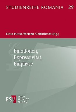 Kartonierter Einband Emotionen, Expressivität, Emphase von 