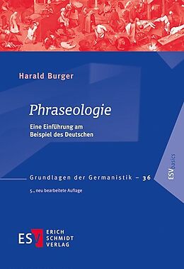 Kartonierter Einband Phraseologie von Harald Burger