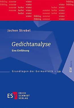 Kartonierter Einband Gedichtanalyse von Jochen Strobel