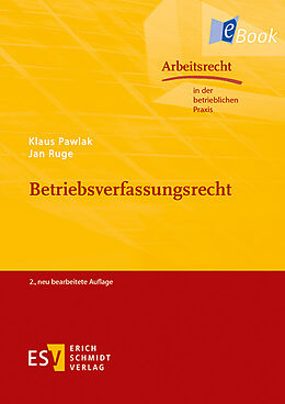 E-Book (pdf) Betriebsverfassungsrecht von Klaus Pawlak, Jan Ruge