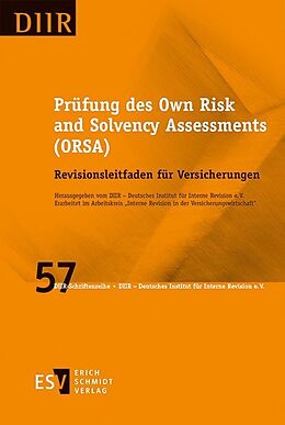 Kartonierter Einband Prüfung des Own Risk and Solvency Assessments (ORSA) von 