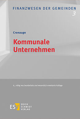 E-Book (pdf) Kommunale Unternehmen von Ulrich Cronauge