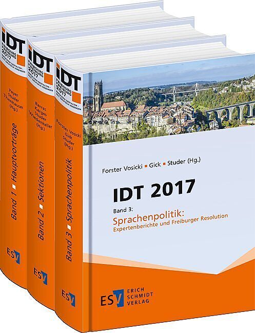 IDT 2017 - - Band 1, 2 und 3 als Gesamtpaket
