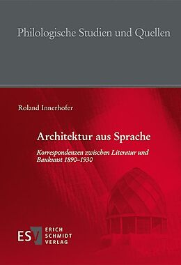 Fester Einband Architektur aus Sprache von Roland Innerhofer