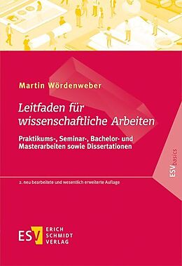 Kartonierter Einband Leitfaden für wissenschaftliche Arbeiten von Martin Wördenweber