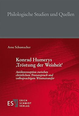 Fester Einband Konrad Humerys Tröstung der Weisheit von Arne Schumacher
