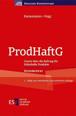 E-Book (pdf) ProdHaftG von Christian Katzenmeier, Tobias Voigt