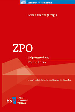 Fester Einband ZPO von Christoph Kern, Dirk Diehm, Christian Baudewin