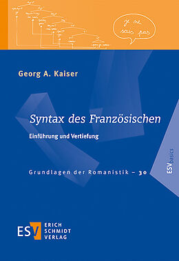Kartonierter Einband Syntax des Französischen von Georg A. Kaiser