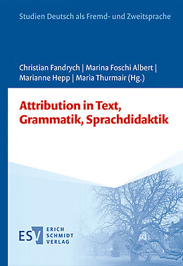 Fester Einband Attribution in Text, Grammatik, Sprachdidaktik von 