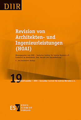 Kartonierter Einband Revision von Architekten- und Ingenieurleistungen (HOAI) von Betrieb und Instandhaltung" DIIR - Arbeitskreis "Bau