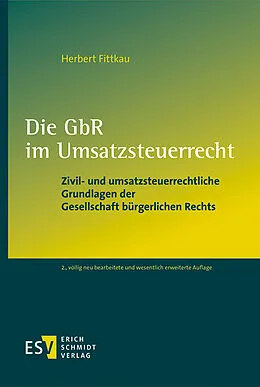 E-Book (pdf) Die GbR im Umsatzsteuerrecht von Herbert Fittkau