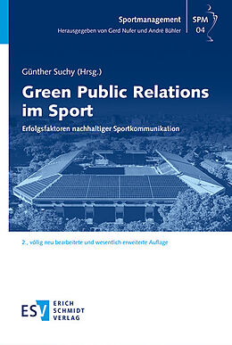 Kartonierter Einband Green Public Relations im Sport von 