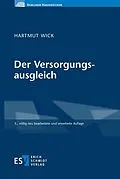E-Book (pdf) Der Versorgungsausgleich von Hartmut Wick