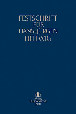 Fester Einband Festschrift für Hans-Jürgen Hellwig von 